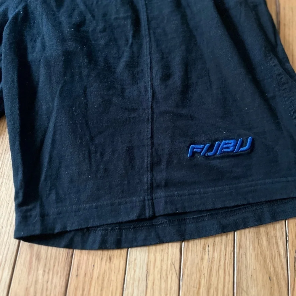 vintage fubu shorts Men’s Xl Cotton Drawstring Embroidered Logo Pockets Y2k